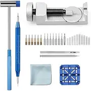 [Walquicks] Watch Repair Tool Kit - 41Pcs Link Removal Set With Spring Bar Tools for Watch Band Adjustment and Watchmaker Maintenance