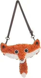 [kokiya] Fox Plush Purse Crossbody Bag Lovely Funny Fashion Stuffed Animal Bag Shoulder Purse for Teens Family Adults Gifts Kids