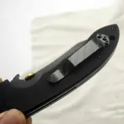 Carbon Fibre Back Clip Knife Pocket Clamp For Benchmade 810 Emerson CQC ZT 0620