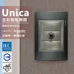 【SCHNEIDER】法國SCHNEIDER UNICA TOP埋入式高屏蔽電視插座(金屬灰)