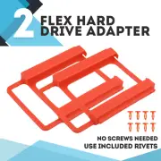 2.5" to 3.5" Bay SSD Flex Hard Drive HDD Mounting Bracket Adapter Dock / Tray