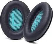 WC Wicked Cushions Premium Replacement Ear Pads for Bose Headphones - Compatible with QC15 / QC25 / QC35 & 35 ii / QC2 / AE2 / AE2i / AE2W / Soundlink - Softer Leather, Luxury Memory Foam | Black
