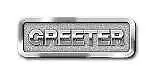 Badge-Greeter-Magnetic Back-Silver (2-1/16" x 2/3")