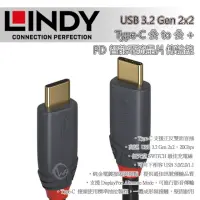 在飛比找momo購物網優惠-【LINDY 林帝】ANTHRA USB 3.2 Gen 2