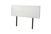 PU Leather Queen Bed Headboard Bedhead - White