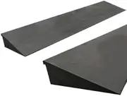 ZJIEX Rubber Threshold Ramps Doorways, 0.4"- 2.5" Rise Driveway Curb Ramp, Kerb Ramp For Wheelchair, Scooter, Sweeping Robot, Portable Lightweight Shed Ramp ( Size : 50*12*4cm/(19.7*4.7*1.6in) )