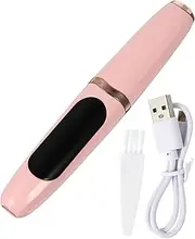 WOFASHPURET 1Set Electric Eyelash Curler Heated Eyelash Perm Tool with Humanized Brush Head Design for Curling present for Women Rechargeable
