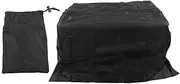 Outdoor Grill Cover, Large Size BBQ Grill Cover, Dust Snow Sun Protection, Wind Rainproof Design, Built in Grill Top Cover, Oxford Cloth Material (Black)