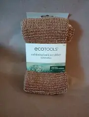 ecotools limited edition exfoliating back scrubber, plant-based materials NEW