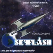 Flash Gordon 1954 SkyFlash Rocket 1/288 Scale Model Kit 18SFP218