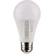 Satco 75W Equivalent 3CCT-Selectable A19 Traditional LED Light Bulb (4-Pack)