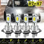For Smart Fortwo 2008-2015 - Bright 6000K LED Headlight Bulbs Hi & Lo Beam Qty 4 (for: Smart)