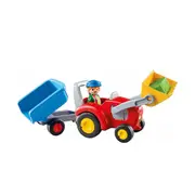 Playmobil Licensed 1.2.3 Tractor with Trailer Kids Model Toy Set