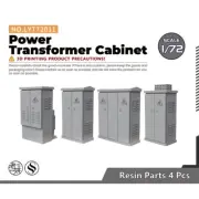 1/72 Power Transformer Cabinet For Model Railroads Display Prop