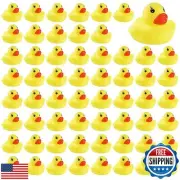 60 PCS Rubber Ducks Bath Toys Mini Ducks Float and Fun Squeak for Kids Bath T