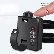 Motorcycle Helmet Lock 3 Digit Lock for Traveling Backpacking Bike