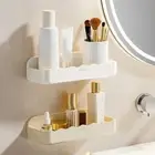Punch-Free Cosmetics Storage Rack Wall Mounted Spice Rack Bathroom