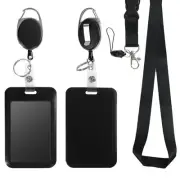 Retractable ID Badge Holder with Breakaway Lanyard,Heavy Duty Badge Reel,Deta...