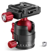 NEEWER 360° Rotating Panoramic Ball Head Tripod Head with 1/4” Quick Shoe Plate