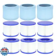 Lucasou 60% Denser Filter, High-Efficiency Screw-in Hot Tub spa Filters Repla