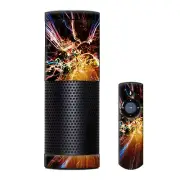 Skin Decal Vinyl Wrap for Amazon Echo Device / Light exposure