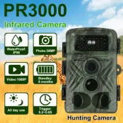 36MP Animal Tracking Camera 1080P Night Vision Outdoor Video Camera 34LED IR Cam