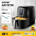 1800W 7L 6.5KG Oil Free Digital XL Air Fryer Turbo Cooker Oven Timer Black