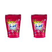 80pc Surf Fabric Stain Removal Washing Capsules Front & Top Loader Rose Fresh