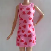 NEW Barbie Skipper Babysitters Inc Doll Pink Red Heart Valentines Day Dress