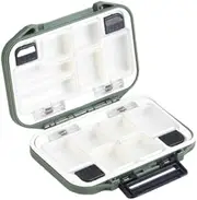 TENOL Compact Lure Box Fishing Tackle Organizer Multi Compartments Multifunctional Storage Container Lure Case Fishing Tools