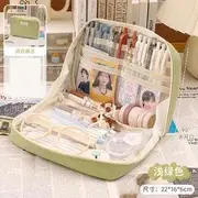 Canvas Pencil Case Green - One Size
