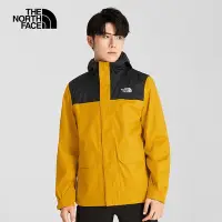 在飛比找Yahoo奇摩購物中心優惠-【The North Face 官方旗艦】北面男款黃色防水透