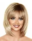Alva Noriko Wigs | Bob with Bangs | Color Creamy Toffee R | NEW STYLE