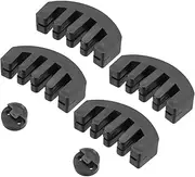 sourcing map 6 Pack Violin Mute, Rubber 3/4 4/4 Practice Violin Mute Full Size,Claw and Round Tourte-Style, Violin Practice Mute for Musical String Instrument