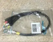 C2G RapidRun #42249 3RCA (YRW) + SV + 3.5 Flying Lead 6" Cable New
