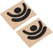 ECSiNG 2 Sets Anti-Slip Mouse Feet Pads Rounded Edges Mouse Feet Pad Mouse Accessories Compatible with Logitech G403 G603 G703 PTFE Mouse Bottom Glide Pads, Black