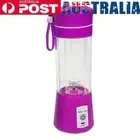 Portable Juice Smasher USB Charging 380ML Mini for Kitchen/Travel (Purple)