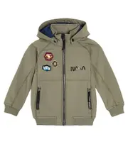 [Molo] Molo Cloudy appliqué softshell jacket Y 5 green