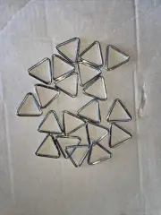 (20) Metal Triangle Ring Buckle 1.5"Inner Width for Straps For Craft 1 1/2 “