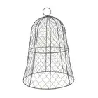 Black Garden Chicken Wire Cloche Plant Protector Covers Thickened Construction