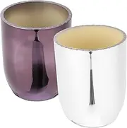 FOYTOKI Dice Cup 2pcs Reusable Dice Container for Ktv Compact Portable Dice Cup Smooth Texture