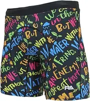 アールエー(RA) R-A Men's Spats Swimsuit Life is AS A Water BKML