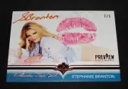 2016 Benchwarmer STEPHANIE BRANTON Dreamgirls KISS Copper Foil Auto/3 PLAYBOY