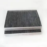 ZUXIM Auto Car Engine Carbon Fiber Air Conditioning Filter, for Nissan, for Qashqai, 2014, for X-Trail, 2014-2016 Correga Cabin Filter Cabin Air Filter(2 pcs Filter)