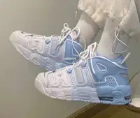 在飛比找Yahoo!奇摩拍賣優惠-Nike Air More Uptempo 96 QS 白藍