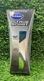 Dr. Scholl’s Men’s True Sport Replacement Insoles Size 6 - 9 1/2” New Read