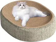 Cat Scratching Board | 41x31x10cm Scratch Pad | Reversible Cardboard Lounge | Corrugated Cardboard Scratcher, Promotes Stretching and Exercise, Non-Slip Base, Perfect for Kittens and Adult Cats