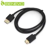 在飛比找PChome24h購物優惠-BENEVO 1米 Mini HDMI2.0 高品質影音連接