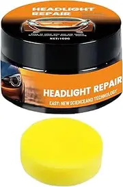 Car Headlight Restoration, Auto Headlight Renovation Balm 50g, Yellowing Lampshade Cleaning Paste for Truck, Vehicle Light Scratch Remover