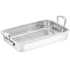 NEW Scanpan Impact Induction Roasting Pan with Rack 42x26cm